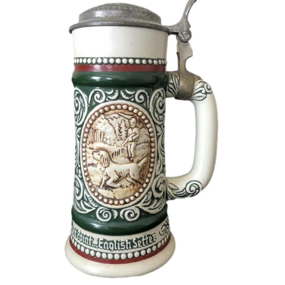 Vintage 1978 Avon Hunting, Fishing Beer Stein